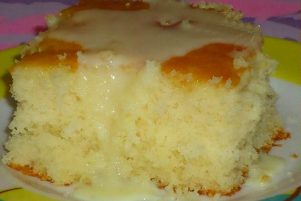 Bolo fofinho com leite de coco uma opção para o lanche da criançada