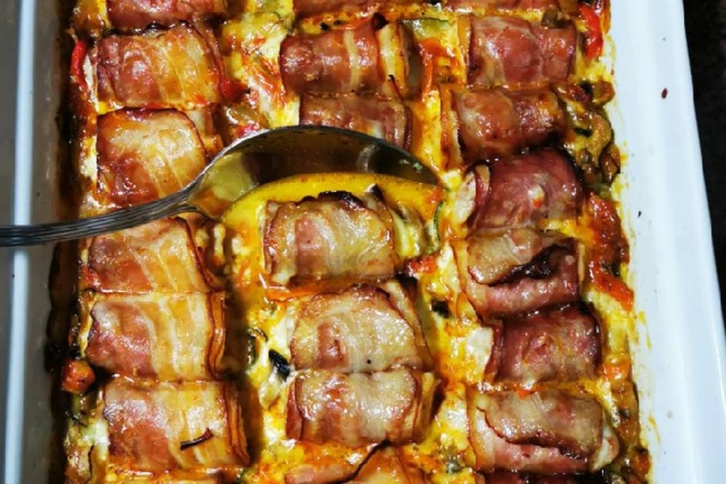 Esse frango com queijo e bacon juntos na mesma receita é tudo o que eu poderia querer para o almoço