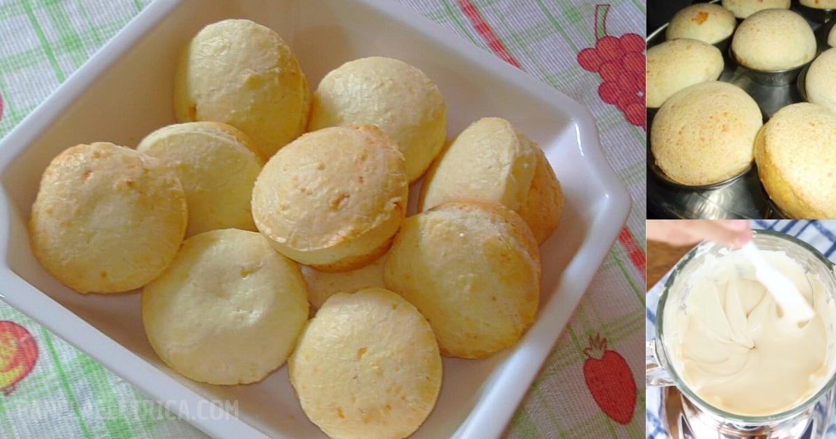 Pão de Queijo de Liquidificador, Mais Fácil e Rápido do Mundo!