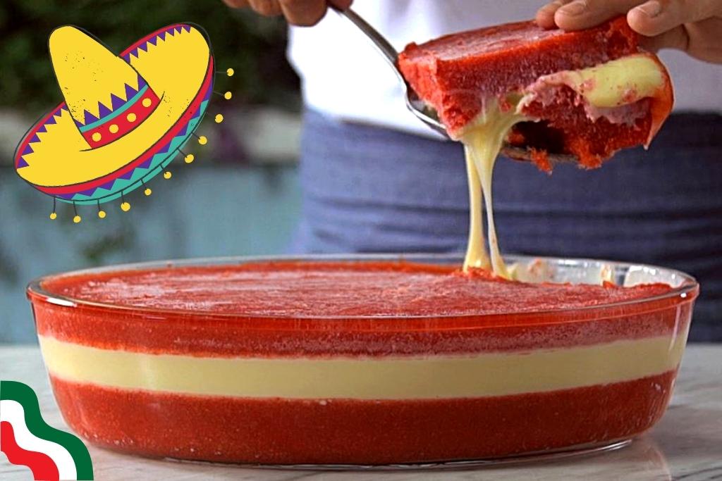 Paleta mexicana na travessa, cremosa por dentro desmancha a boca