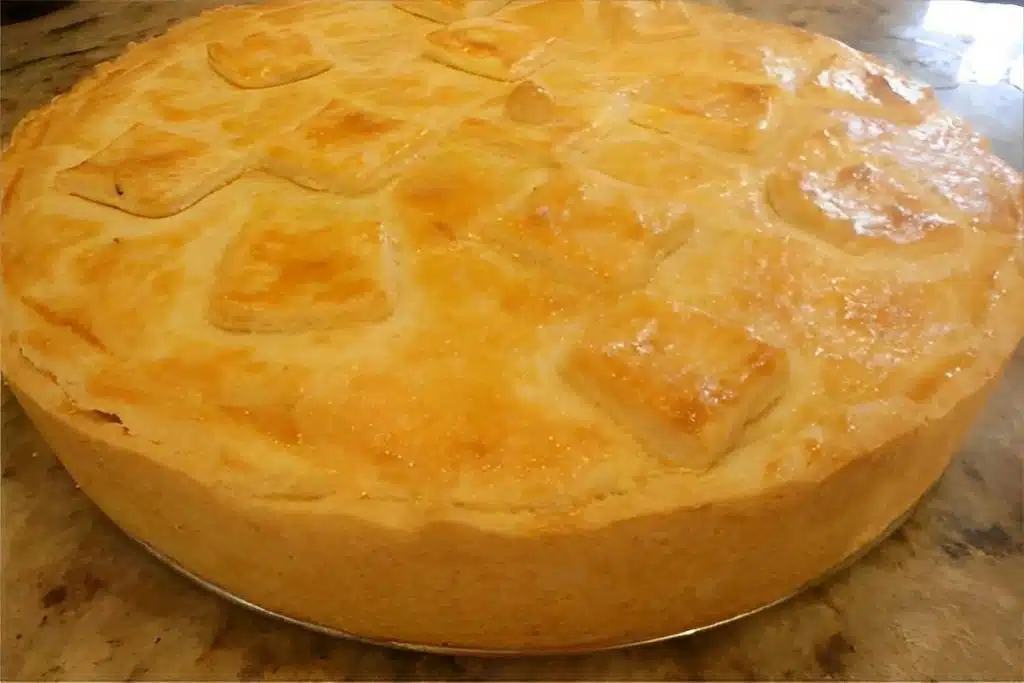 Torta de frango fácil e deliciosa com massa que derrete na boca perfeita para o lanche ou jantar